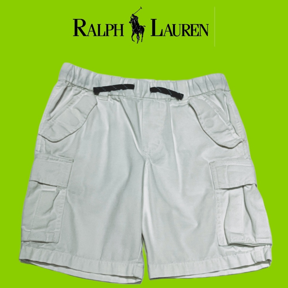 Polo by Ralph Lauren Kids White Cargo Shorts